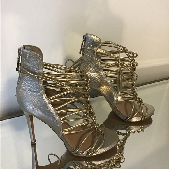 Silver &Gold Bootie - Picture 2 of 3